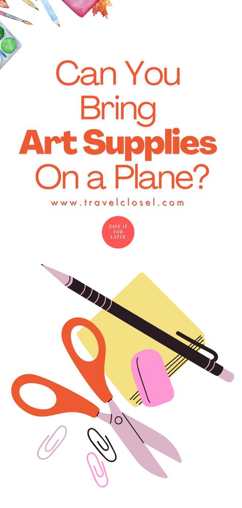 Wondering if you can bring art supplies on a plane? Our guide has all the answers! Learn about TSA rules, how to pack your materials safely, and tips for staying creative during your flight. Travel smoothly and keep your artistic spirit alive with these handy art supply tips Tips For Artists, Types Of Pencils, Budget Calculator, Different Types Of Painting, Flight Travel, All Airlines, Budget Friendly Travel, Checked Baggage, International Flights