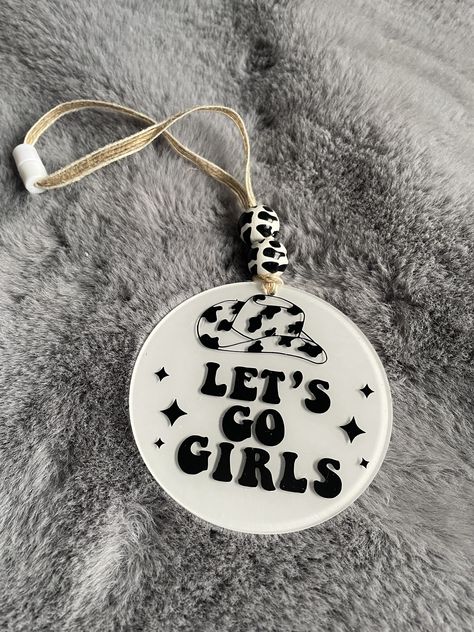 Go Car, Rear View Mirror Charm, Acrylic Charms, Lets Go, Car Charms, Cricut Crafts, Cricut Projects, Etsy App, Selling On Etsy