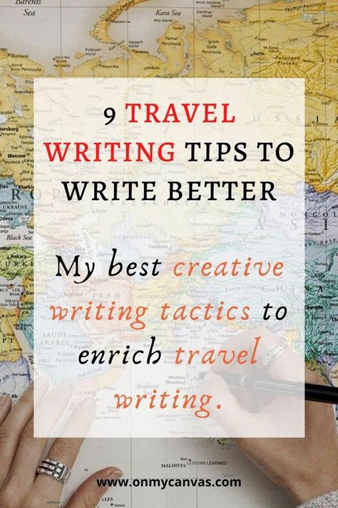 My 9 best Creative Writing tactics that I use to enrich Travel Writing. Writing about travel | Travel writing tips | Travel Writers | Traveler | Travel blog | Travel Blogging | Writing a travel article | Writing a travelogue | Travel bloggers | Tips for travel writing | Become a travel writer | Travel stories | Writers Community | Write better | Tell Stories  #travel #writing #travelwriter #writingtips #travelblogger #travelblog Creative Writing Techniques, Personal Essay, Writing Techniques, Write Better, Best Essay Writing Service, Writing Exercises, Essay Writer, Travel Writing, Travel Blogging