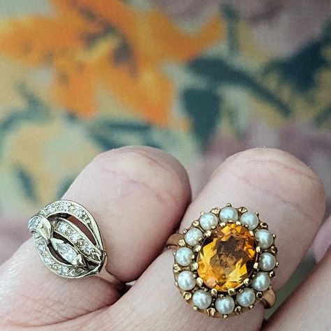 The sun, little moons & twinkling stars 🌞🌚🌟 The diamond & white gold ring is #comingsoon (the citrine & pearl ring is nfs/personal… | Instagram Twinkling Stars, Twinkle Star, White Gold Ring, Pearl Ring, White Gold Rings, Diamond White, Citrine, Gold Ring, The Sun