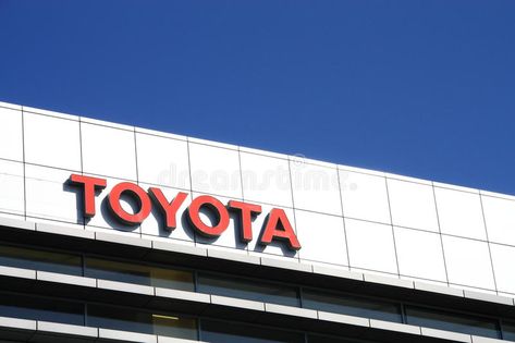 Toyota. Logo sign on blue sky background. TMC ( Motor Corporation) is the world' , #ad, #sky, #background, #TMC, #blue, #Toyota #ad Toyota Photography, Toyota Logo Png, Vintage Toyota Logo, Toyota Advertising, Toyota Sign, Toyota Logo, Blue Sky Background, Sky Background, Logo Sign