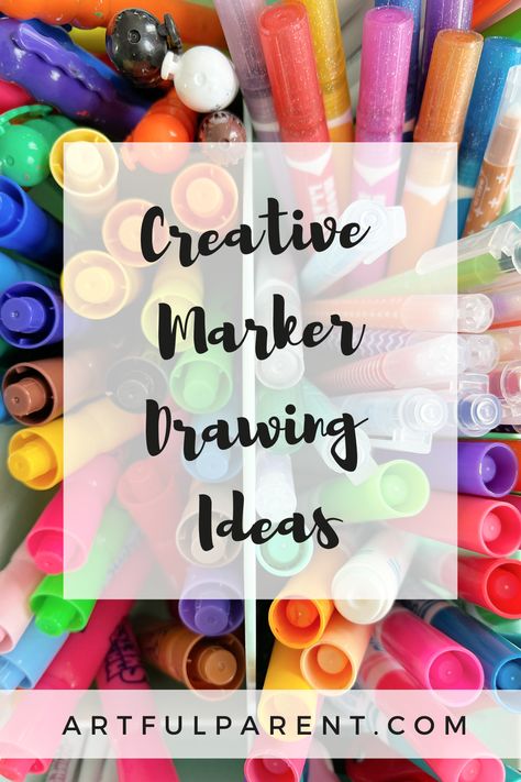 Art Projects With Markers, Magic Marker Art, Drawing Ideas With Markers Easy, Paint Marker Art Ideas Easy, Art With Paint Markers, Acrylic Paint Markers Ideas, Paint Marker Drawings, Simple Marker Drawing Ideas, Permanent Marker Art