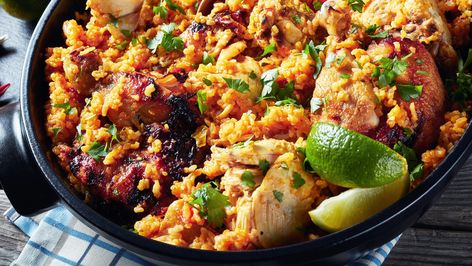 This Was Jacques Pépin's Wife's Favorite Dish Paella Recept, Jacques Pepin Recipes, Pollo Recipe, Jacques Pepin, Jacque Pepin, Paella Recipe, Christmas Child, Operation Christmas, Barbie Patterns