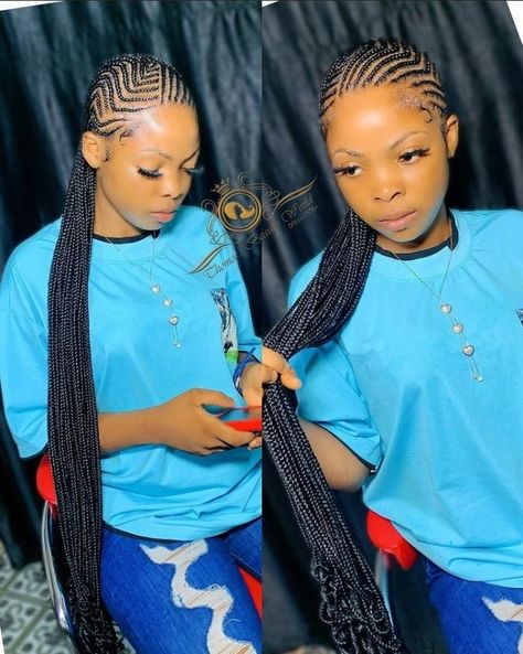 Ghana-weaving styles Ghana Weaving All Back Styles, Latest Ghana Weaving Styles, Ghana Weaving Hairstyles, Ghana Weaving Styles, Weaving Hairstyles, Weaving Styles, Materials Gown Style, Ghana Weaving, Quick Braided Hairstyles