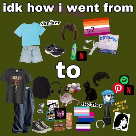 Safety Pin Ideas, Trans Pfp Boy, Trans Boy Outfits, Lgbt Humor, Trans Boys, My Interests, Lgbtq Funny, Mood Clothes, Grunge Boy