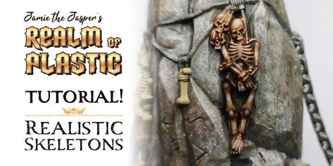 Painting Tutorials — Realm of Plastic Age Of Sigmar Armies, Warhammer Quest, Warhammer Painting, Painting Realistic, Sunken City, Plastic Skeleton, Model Painting, Skeleton Bones, Game Workshop