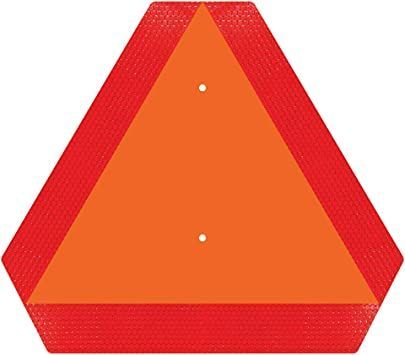 Ignixia Slow Moving Vehicle Sign, Rust free Aluminium Slow Moving Vehicle Triangle signs, 14”x 16” Inches Orange base with Reflective border, SMV Sign for Golf Cart, UTV, safety signs Triangle Sign, Sign Bracket, Harvest Fest, Safety Signs, Golf Cart Accessories, Sign Dates, Reflective Tape, Vinyl Signs, Golf Cart