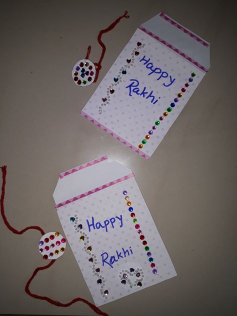 DIY Rakhi for Toddlers – Babytwishastyle Happy Rakhi, Kids Art, Arts And Crafts For Kids, Toddler Activities, Art For Kids, Arts And Crafts, Quick Saves, Art