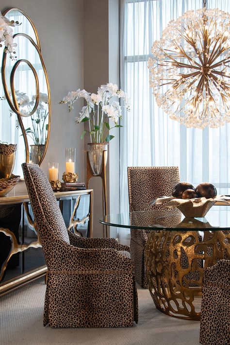 Our Revne Black Credenza is perfectly accented by our gold Addison Dining table and Flourish Mirror. #gold #goldandblack #designer #trend #diningroomgoals #showroom #thedesignisinthedetail #hpmkt #photoshoot #luxury #luxurylifestyle John Richard Collection, Lantern Floor Lamp, Dining Table Bases, John Richard, Elegant Dining Room, Dining Table Design, Decoration Inspiration, Modern Dining Room, Table Base