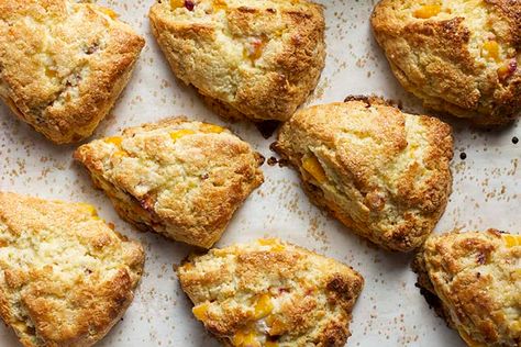 Gluten Free Peach Scones, Gluten Free Peach Cobbler, Peach Scones, Fresh Peach Recipes, Gluten Free Scones, Peach Recipes, Stay Up Late, Sleep Late, The Professor