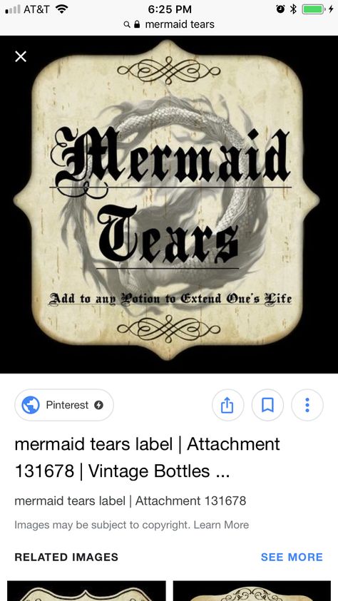 Mermaid Tears, Vintage Bottles, Mermaid, Halloween