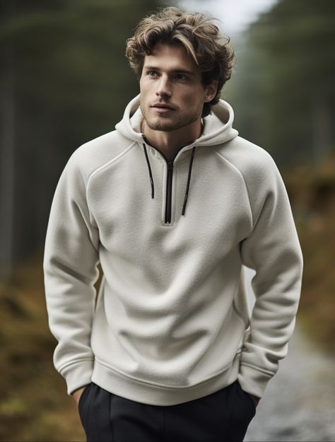 men's fleece Men Nightwear, Mens Fleece Hoodie, Graphic Shirt Design, Outfit Hoodie, Stylish Hoodies, Stylish Men Casual, Jackets Men Fashion, Mens Lifestyle, Style Hoodie