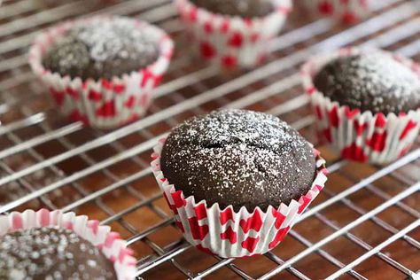 Crazy Cake Cupcakes, Baking Without Eggs, Crazy Cake Recipes, Crazy Cupcakes, Dog Muffins, Dairy Free Cupcakes, Wacky Cake, Crazy Cake, Carob Powder