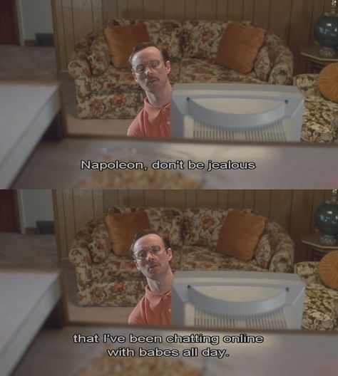 "Besides, we both know I'm training to be a cage fighter." "Since when Kip?! You have the worst reflexes of all time!" Napoleon Dynamite Quotes, Best Movie Quotes, Movie Humor, Napoleon Dynamite, Favorite Movie Quotes, Movie Quotes Funny, Movie Lines, Tv Show Quotes, Tv Quotes