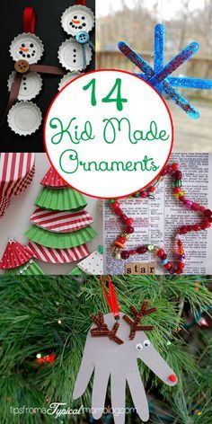 Making homemade ornaments for the tree is a fun activity to do as a whole family. The kids really love making their own ornaments that will… Kids Make Christmas Ornaments, Christmas Crafts For Kids To Make, Kids Christmas Ornaments, Homemade Ornaments, Preschool Christmas, 12 December, Kids Ornaments, Crafts For Kids To Make, Christmas Ornaments Homemade