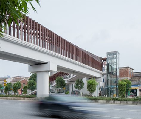 Covered Walkway Architecture, Tiong Bahru, Pedestrian Crossing, City Square, Covered Walkway, Arch Bridge, Public Realm, Pedestrian Bridge, Bridge Design