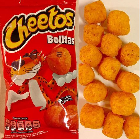 Cheetos Bolitas..spicy cheese balls from Mexico Cheeto Balls, Spicy Cheese Ball, Brooklyn Outfit, Spicy Cheese, Cheese Puffs, Family Package, Cheese Balls, Senior Gifts, Cheese Ball