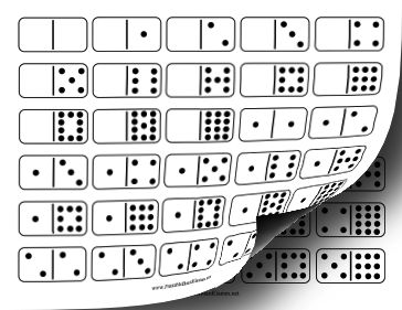 Combinations of the numbers 1-12 are listed as pips on the two halves of each of the tiles in this extended dominoes set. Free to download and print Free Printable Board Games, Free Board Games, Christmas Child Shoebox Ideas, Board Game Template, Teaching Elementary School, Printable Board Games, Maths Games, Teaching Second Grade, Domino Games