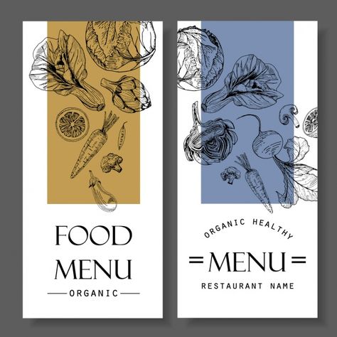 Restaurant menu design Free Vector Menu Design Layout, Visuell Identitet, Menue Design, Buch Design, Food Menu Design, 카드 디자인, Restaurant Menu Design, Graphic Design Packaging, Grafic Design