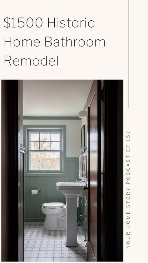 This budget-friendly historic home bathroom remodel will have your head spinning for potential bathroom updates at your own house. #traditionalmodernbath Historic Home Bathroom, Fixer Upper Bathroom Ideas, Historic Bathroom, Countertop Inspiration, Fixer Upper Bathroom, Simple Diys, Spa Inspired Bathroom, Guest Bathroom Decor, Vintage Bathroom Decor