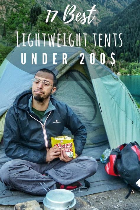 17 best lightweight 2-person tents under 200$ for backpacking & bike touring Compare 17 cheap 2-person lightweight tents for backpacking and cycle touring. The best ultralight freestanding camping tents for your hikes and bike adventures, described in details and with full specifications, waterproof rate, dimensions, etc. How to choose your new tent. #bicycletouring #bikepacking #backpacking #cycletouring #hiking #onabudget #camping Essentials For Camping, Luxury Camping Tents, Zelt Camping, Budget Worksheet, Ultralight Tent, Ultralight Camping, 2 Person Tent, Bike Touring, Best Tents For Camping