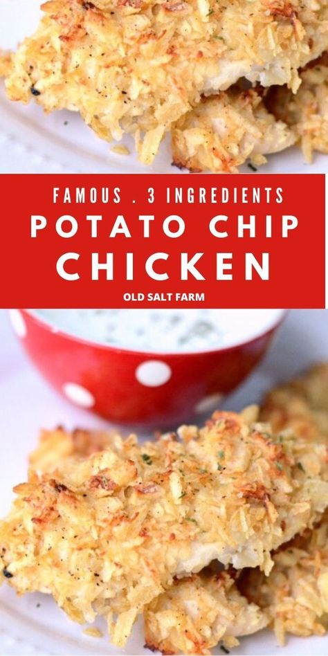 Quick Easy Dinner Ideas, Chip Chicken, Potato Chip Chicken, Easy Dinners For Two, Lent Recipes, Potato Chip, Family Ideas, Quick Easy Dinner, Easy Dinner Ideas