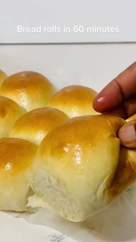 3.6K views · 156 reactions | Bread rolls in 60 Minutes #bread #breadtok #breadmaking #baking #Sourdough #homebaking #homemadebread #guthealth #bread #bake #artisanbread #explorepage #recipes #shorts #fyp #foryou #foryoupage #trending #viral #cooking #yummy | Baking Recipes | Funny Song Studio · Funny Song Yummy Baking Recipes, Crochet Bread, Quick Bread Rolls, Doughnut Recipe Easy, Bake Sale Recipes, Homemade Bread Recipes Easy, Cake Recipes Easy Homemade, Homemade Bread Easy, Cookie Recipes Homemade