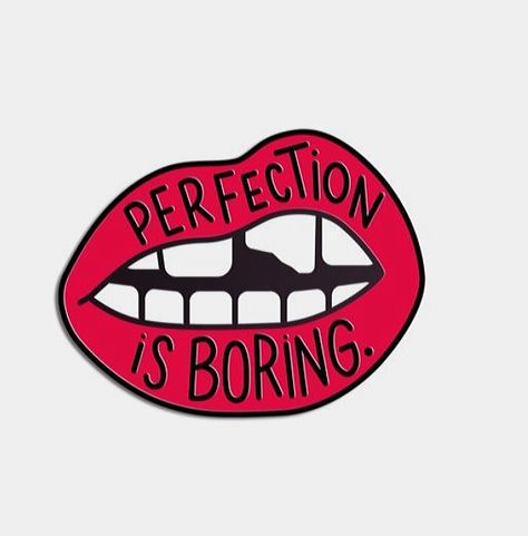 Perfection Is Boring, Post Instagram, Aesthetic Stickers, Diy Canvas Art, Diy Canvas, The Words, Body Positivity, Wall Collage, Cute Stickers