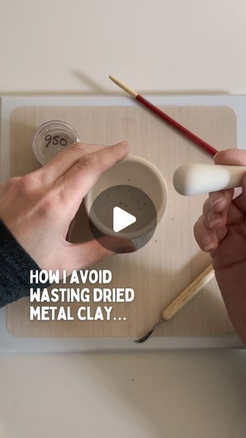 Silver Metal Clay Jewelry, Silver Clay Jewelry Ideas, Precious Metal Clay Tutorial, Metal Clay Art, Metal Clay Tutorial, Pestle And Mortar, Art Clay Silver, Silver Metal Clay, Silver Clay