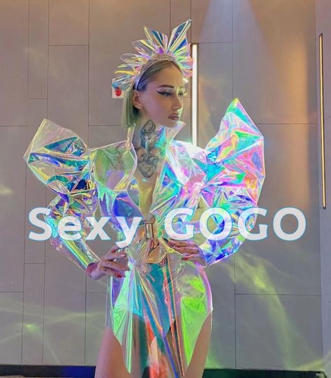 Futuristic Costume, Foam Costume, Pride 2024, Rave Ideas, Drag Queen Costumes, Festival Stage, 2024 Inspiration, Couture Design, Black Rock City