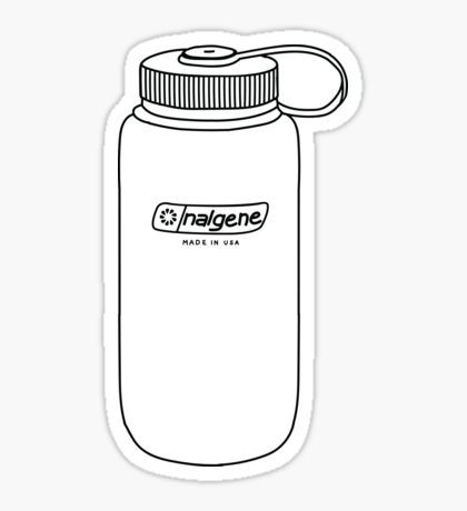 Nalgene Stickers | Redbubble Nalgene Bottle, Black And White Google, Bottle Tattoo, Drawing Black, Boy Scout, Stickers For Sale, Boy Scouts, I Tattoo, Sticker Design