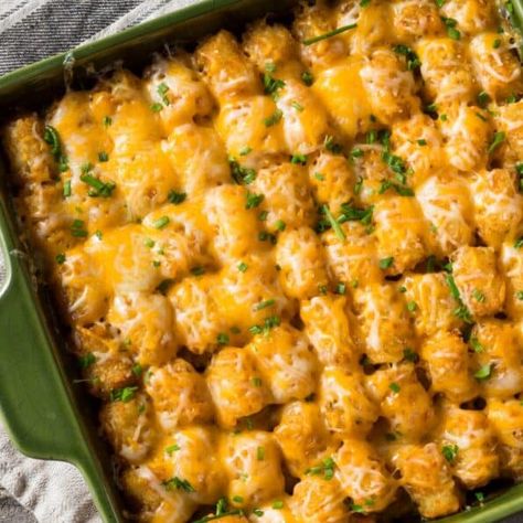 Tater Tot Hotdish, Chicken Tater Tot Casserole, Tater Tot Casserole Recipe, Cowboy Casserole, Tater Tot Casserole Recipes, Tator Tots, Tot Casserole, Tater Tot Casserole, Pioneer Woman Recipes