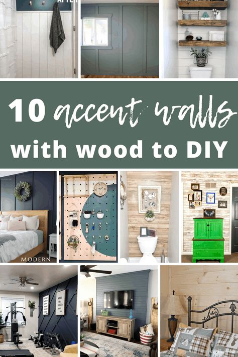 One of my favorite ways to add a little texture and character to any room is by adding a wood accent wall. Modern wood accent walls are an easy way to give your home a beautiful look while transforming any room into a cozy oasis. How To Decorate A Wood Wall, Partial Wood Accent Wall, Wood Accent Wall Kitchen, Wood Wall Interior Design, Accent Walls With Wood, Wood Accent Wall Bathroom, Fireplace Accent Wall Ideas, Diy Wood Accent Wall, Wood Accent Wall Ideas