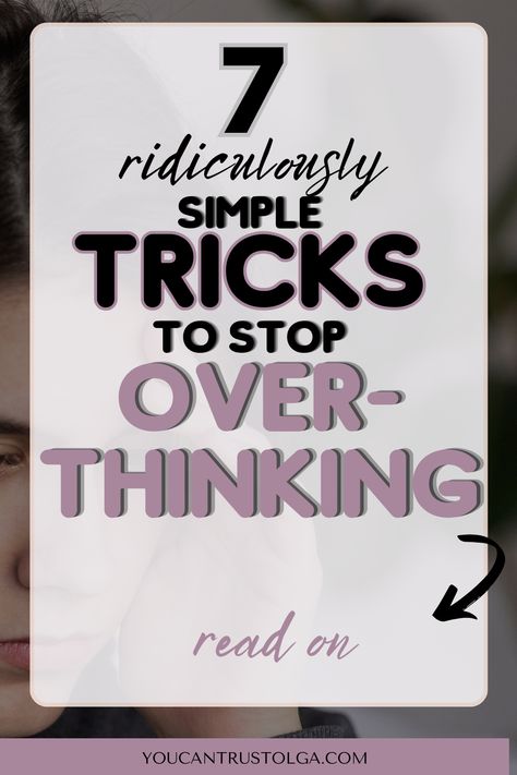 Stop Overthinking Tips, Overcome Overthinking, How To Relax Your Mind, How To Relax Yourself, Racing Mind, Mindfulness Books, Healthy Coping Skills, Insomnia Causes, Stop Overthinking