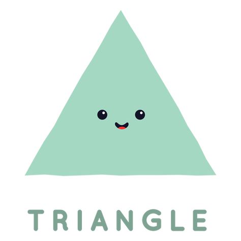 Cute triangle shape #AD , #AFFILIATE, #AD, #shape, #triangle, #Cute Triangle Illustration, Conic Section, Triangle Eye, Math Apps, Shapes Flashcards, Preschool Rooms, Shapes Images, Teacher Craft, Shapes Preschool