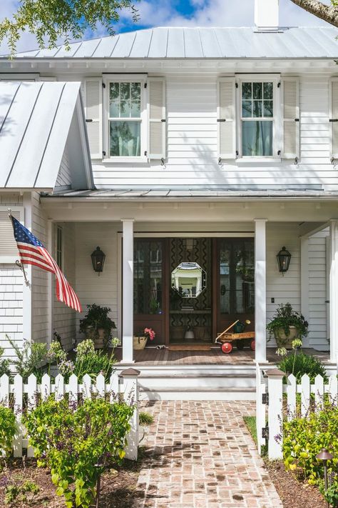 Charleston — Caitlin Kah Interiors Charleston Homes Exterior, House Shutter Colors, Lowcountry Farmhouse, Farmhouse Exteriors, Outdoor Improvements, Shutter Colors, House Shutters, Next Door Neighbor, Charleston Homes