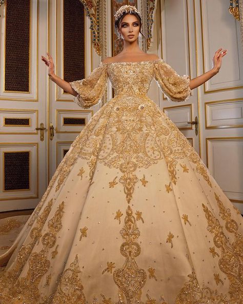 All Posts • Instagram Arab Wedding Dress, Uzbekistan Girl, Extravagant Wedding Dresses, Tashkent Uzbekistan, Chic Wedding Dresses, Hourglass Dress, Extravagant Wedding, Gold Wedding Dress, Fairy Tale Wedding Dress