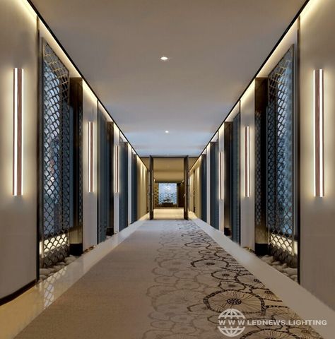 Hotel Facade, Hotel Corridor, Corridor Design, Outdoor Wall Lamp, Corridor Lighting, Home Lighting Design, Luxurious Interior, Light Garden, Modern Outdoor Lighting