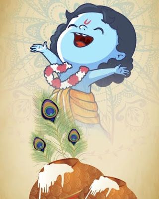 Janmashtami Image, Painting Krishna, Art Krishna, Radhe Krishna Wallpapers, Krishna Drawing, Little Krishna, Baby Krishna, Lord Krishna Wallpapers, Krishna Janmashtami