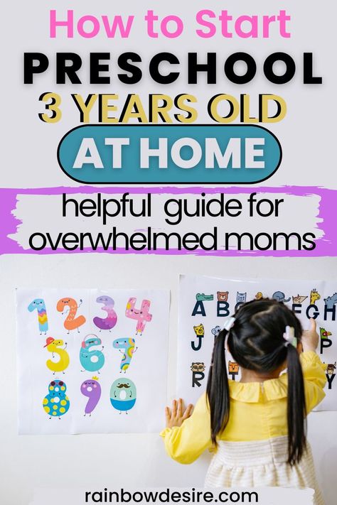 Image shows a preschool aged girl reading her alphabets. Learning Activities For 3-4 Yrs Old, What Should A 3 Year Know, Preschool Homeschool Curriculum Age 3, Homeschool 3 Year, Preschool Schedule At Home, Preschool Checklist, After School Schedule, At Home Preschool, Homeschool Preschool Schedule