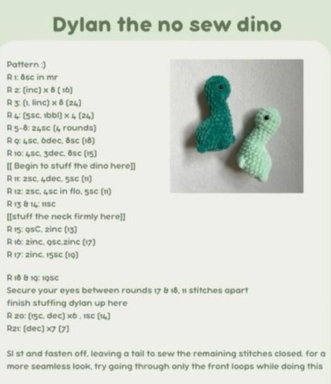 Things To Crochet In 1 Hour, Crochet Amigurumi Free Written Patterns, Amigurumi Crochet Tutorial, Easy Crochet Plushie Patterns, Little Crochet Animals Free Patterns, Tiny Crochet Pattern Free, Cute Amigurumi Free Pattern Easy, Dino Pattern Crochet, Free Mini Amigurumi Patterns