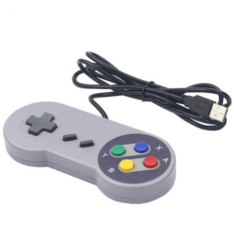 Raspberry Pi SNES Controller-USB Gamepad China-MaidaTech Snes Controller, Nes Controller, Game Stick, Usb Storage, Game Controllers, 3d Printer Parts, Notebook Computer, Super Nintendo, Classic Games