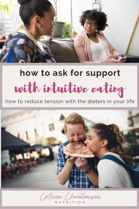 Find out how to navigate and reduce tension in your relationship with a dieter during your food freedom and intuitive eating journey. Learn how to eat intuitively even if you have skeptics in your life! #intuitiveeating #foodfreedom #bodyacceptance Body Positive Quotes, Recovery Inspiration, Body Image Issue, Food Freedom, Reduce Tension, Body Acceptance, Diet Culture, How To Talk, Body Confidence