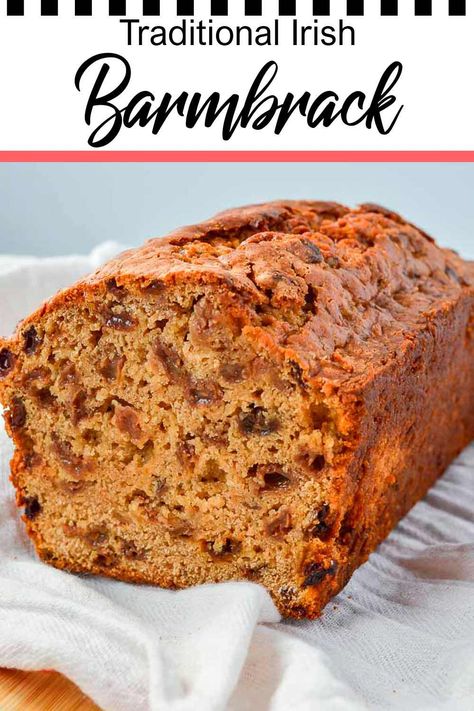 Barmbrack Recipe, Irish Barmbrack, Irish Foods, Irish Cooking, Tea Loaf, Raisin Recipes, Irish Recipes Traditional, Irish Cuisine, Vegan Baking Recipes