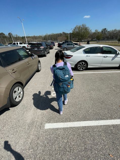 school parking lot School Parking Lot Aesthetic, Aesthetic Parking Lot, High School Parking Lot, High School Parking Lot Painting, School Parking Lot, Cars In Parking Lot, Parkland High School, Parking Lot, Mind Map