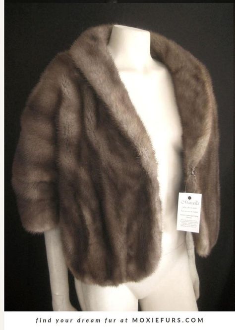 This vintage mink stole is the best of both worlds, both a cape and a jacket! Perfect for your formal event, wedding shawl (something old?), or retro outfit. A vintage treasure as individual as  you! #furstole #winterwedding #bridesmaidsgifts #furcoat #rusticwedding #vintageweddings #bridalpartygifts Vintage Mink Stole, Bridal Bolero Jacket, Vintage Wedding Accessories, Winter Wedding Shawl, Winter Wedding Bridesmaids, Vintage Fur Stole, Mink Stole, Bridal Fur, Retro Outfit