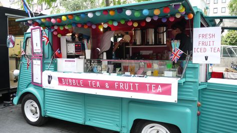 World Street Food Festival | Simon Kimber | Flickr Bubble Tea Truck, Bubble Tea Food Truck, Foodtrucks Ideas, World Street Food, Catering Van, Food Truck Wedding, Food Vans, Tea Wedding, Food Van