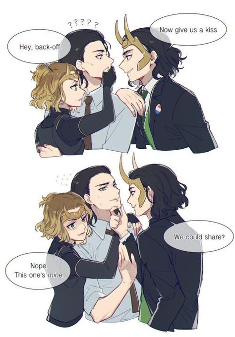 #wattpad #fanfiction Avengers will be reacting mainly to fanarts, memes and videos. Loki Anime Fanart, Loki X Grandmaster Fanart, Loki Sylvie Fanart, Marvel Fanart Funny, Loki X Loki, Loki Series Fanart, Loki And Sylvie Fanart, Loki X Thor, Loki X Sylvie