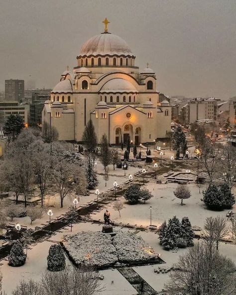 Saint Sava, United States Naval Academy, Church Aesthetic, Byzantine Architecture, Eastern Orthodox Church, Jesus And Mary Pictures, Belgrade Serbia, Eastern Orthodox, Hagia Sophia