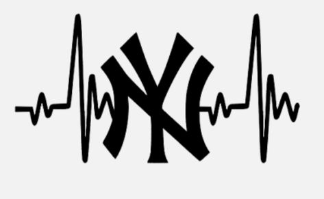 New York Yankees Tattoo, Yankees Tattoo, Dtf Images, Streetwear Wallpaper, Nyc Tattoo, New York Yankees Logo, Sports Decals, New York Yankees Baseball, Laptop Cover